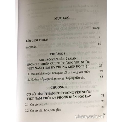 Tư tưởng yêu nước Việt Nam thời kỳ phong kiến độc lập (938-1884)