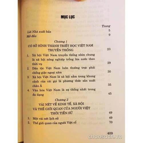 Triết học Việt Nam truyền thống 