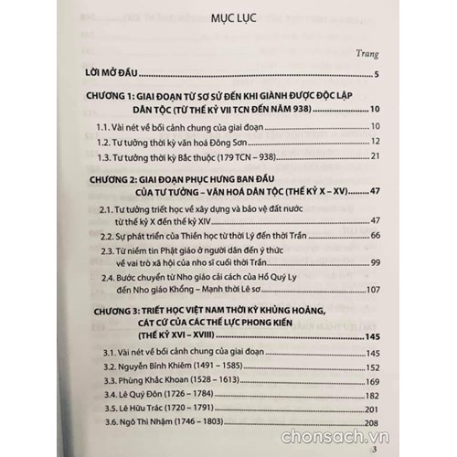 Khái lược lịch sử tư tưởng triết học Việt Nam