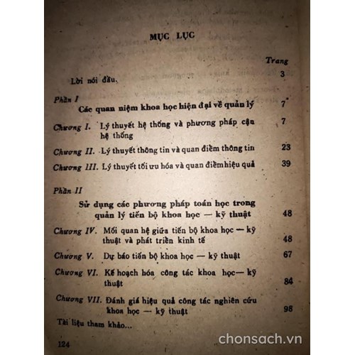 Cơ sở khoa học của quản lý tiến bộ khoa học kỹ thuật 