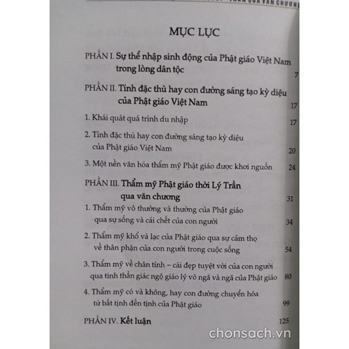 Thẩm mỹ Phật giáo thời Lý- Trần qua văn chương 