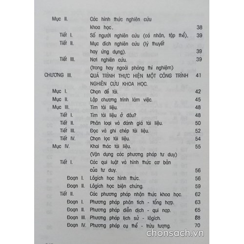 Logic học và phương pháp luận nghiên cứu khoa học 