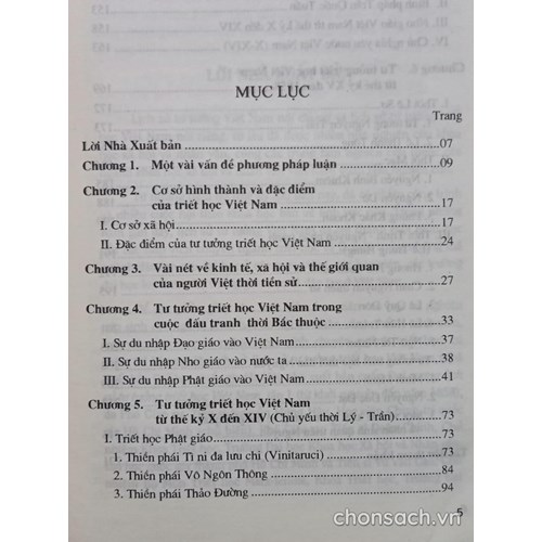 Đại cương lịch sử tư tưởng triết học Việt Nam (tập 1)