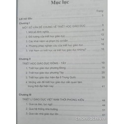Triết học giáo dục Việt Nam