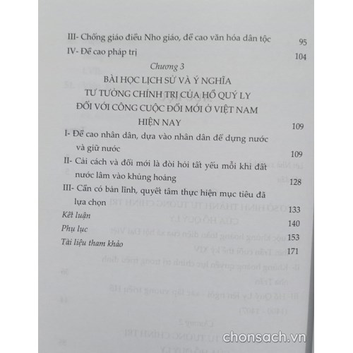 Tư tưởng chính trị Hồ Quý Ly 