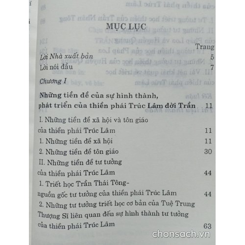 Tư tưởng triết học của thiền phái Trúc Lâm đời Trần 