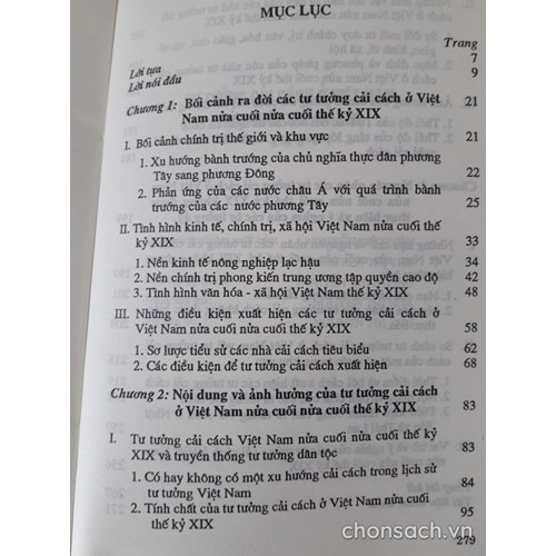 Tư tưởng cải cách ở Việt Nam nửa cuối thế kỷ XIX