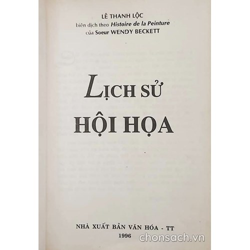 Lịch sử Hội họa 