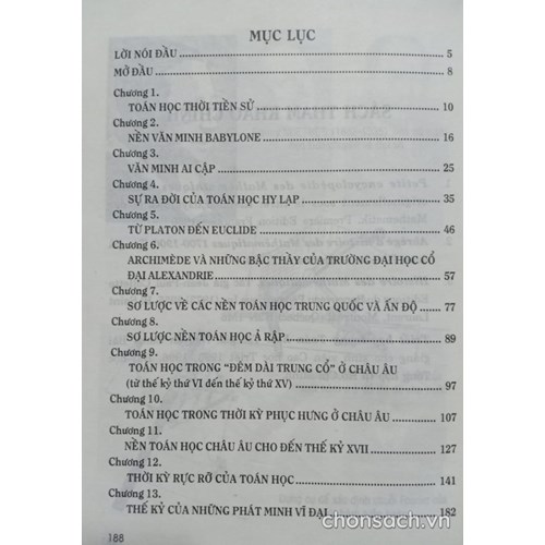 Lịch sử Toán học (8)