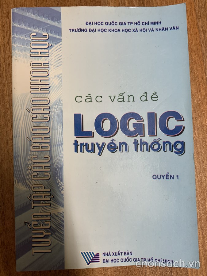 Các vấn đề logic truyền thống (quyển 1)