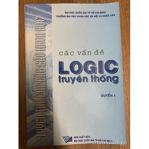 Các vấn đề logic truyền thống (quyển 1)