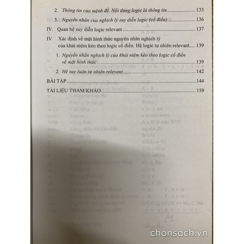 Logic học (dành cho chuyên ngành triết học)