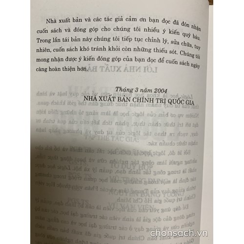 Giáo trình Lôgíc học