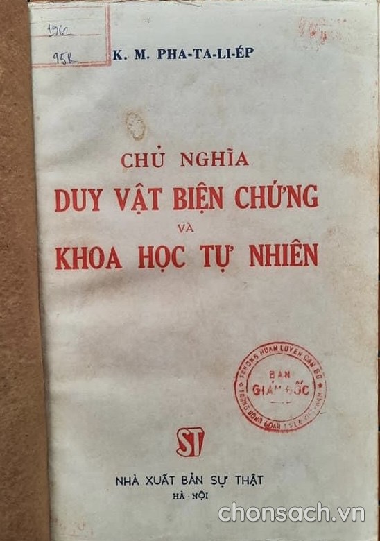 Chủ nghĩa duy vật biện chứng và khoa học tự nhiên 