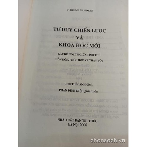 Tư duy chiến lược và khoa học mới 