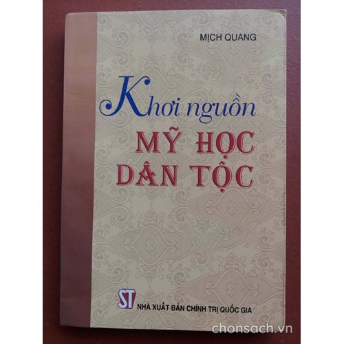 Khơi nguồn mỹ học dân tộc 