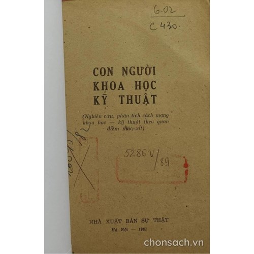 Con người - Khoa học - Kỹ thuật 