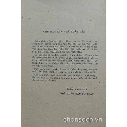 Con người - Khoa học - Kỹ thuật 