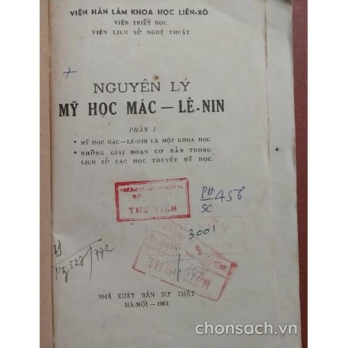 Nguyên lý mỹ học Mác-Lê nin (Phần I)