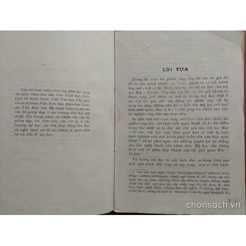 Nguyên lý mỹ học Mác-Lê nin (Phần I)