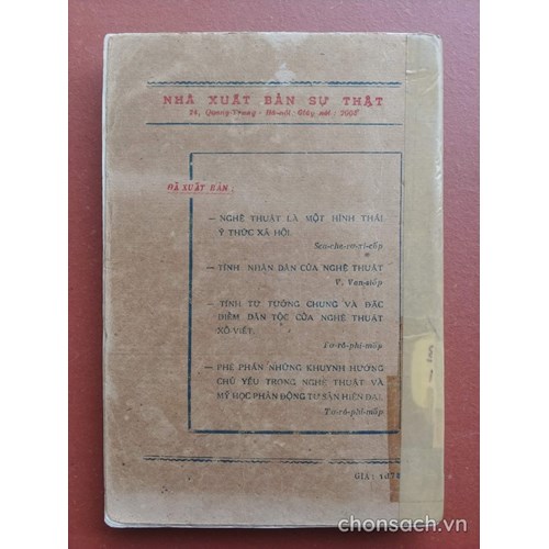 Nguyên lý mỹ học Mác-Lê nin (Phần III)