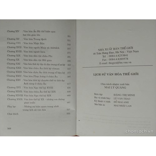 Lịch sử văn hoá thế giới 