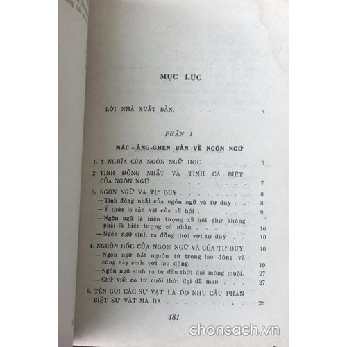 Mác, Ăng-ghen, Lê nin bàn về ngôn ngữ 