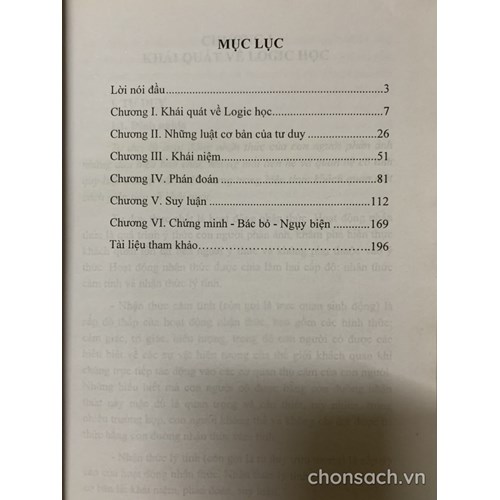 Tập bài giảng về logic học (Đại học luật TP.HCM)