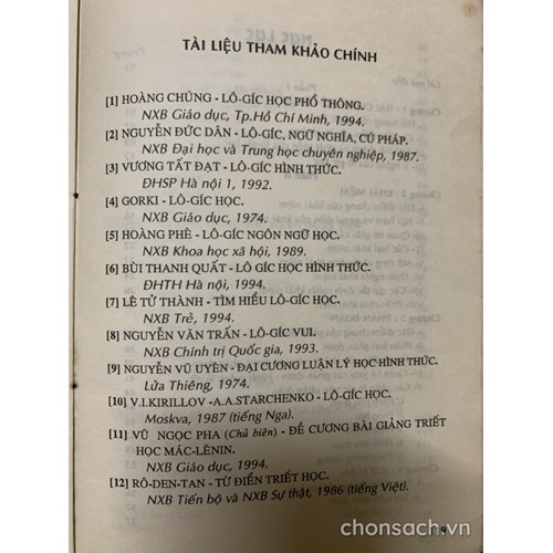 Lô- gíc học (ĐH Sư phạm TP.HCM)