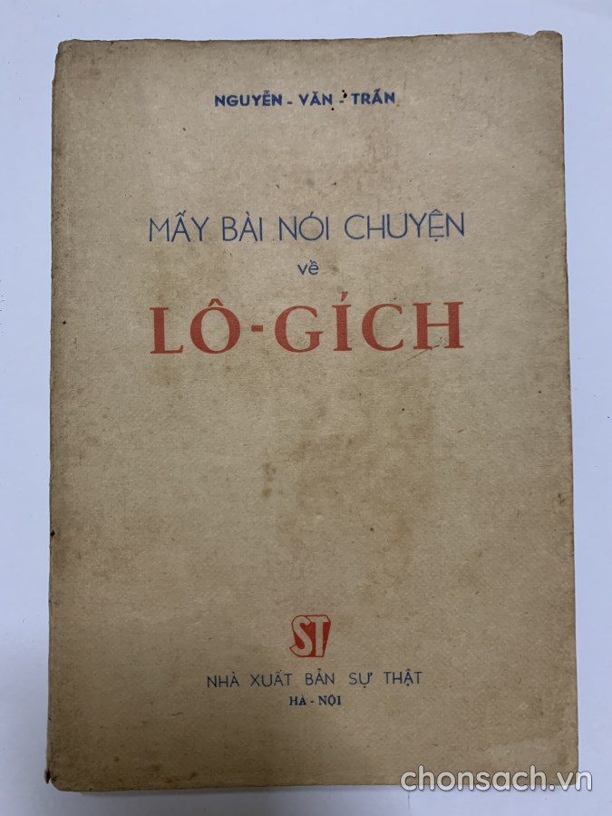 Mấy bài nói chuyện về Lô-gích