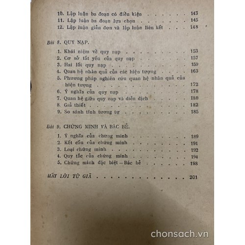 Mấy bài nói chuyện về Lô-gích