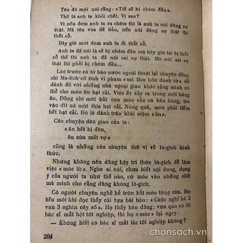 Mấy bài nói chuyện về Lô-gích