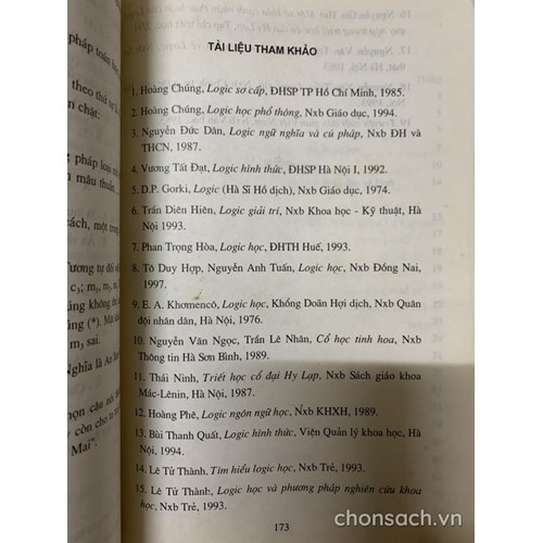 Giáo trình Logic học (ĐH Huế)