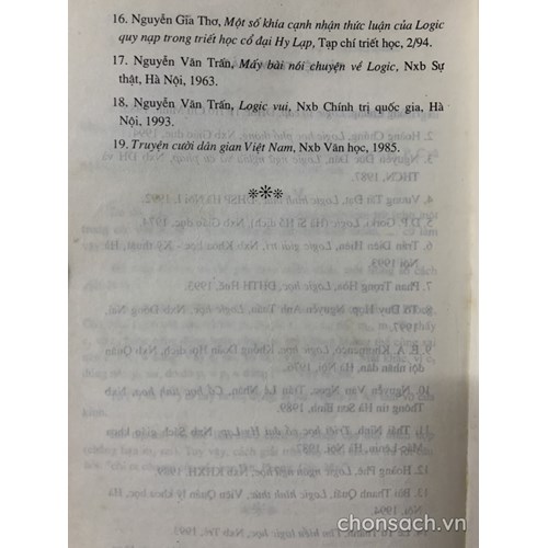Giáo trình Logic học (ĐH Huế)