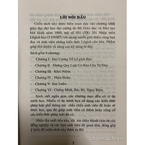 Lô gích học (ĐH Luật TP.HCM)