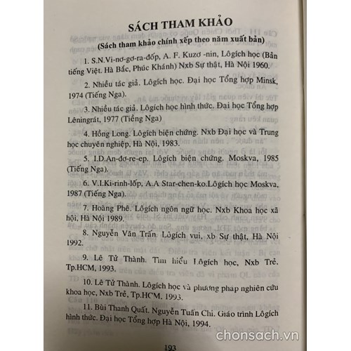 Lô gích học (ĐH Luật TP.HCM)