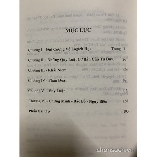 Lô gích học (ĐH Luật TP.HCM)
