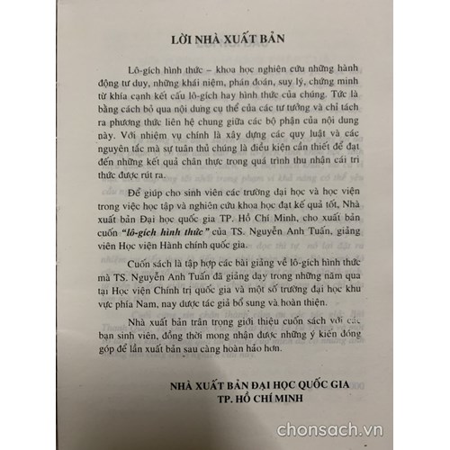 Lô- gích hình thức 