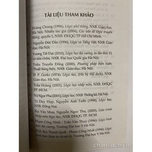 Lôgic hình thức đại cương (ĐH Quốc gia Hà Nội)