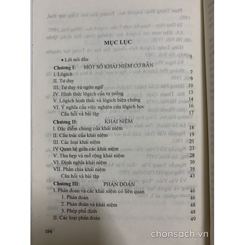 Lôgích học (ĐH Khoa học Huế)