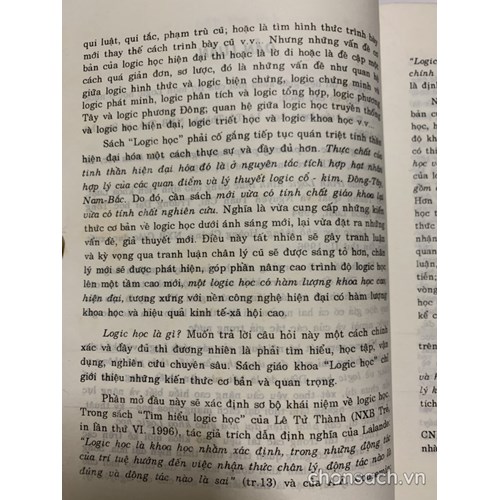 Logic học (xb lần đầu)