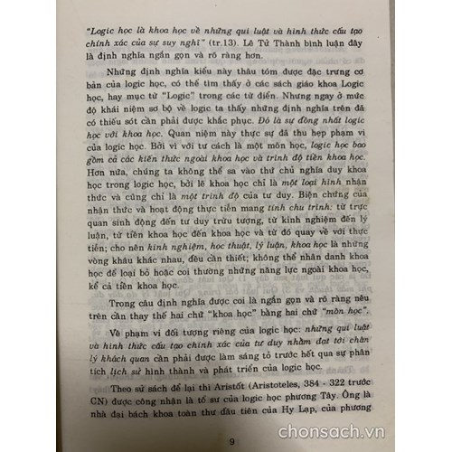 Logic học (xb lần đầu)