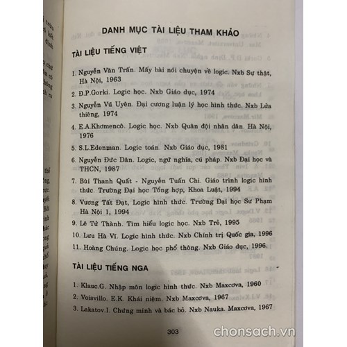 Logic học (xb lần đầu)