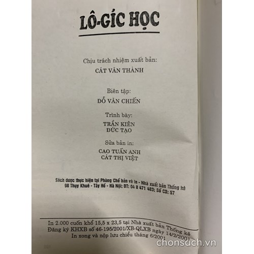 Lô-gíc học (Viện ĐH Mở Hà Nội)