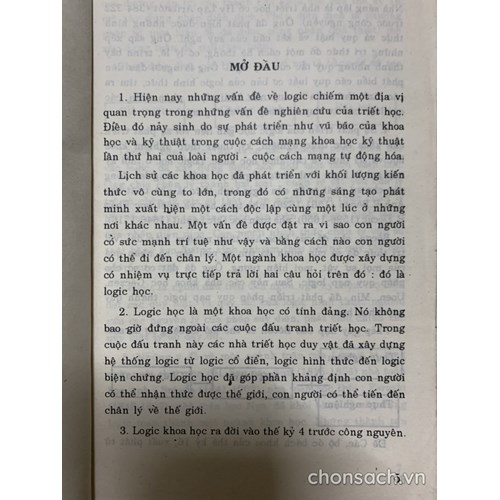 Giáo trình Logic hình thức (dùng cho sinh viên khoa luật)