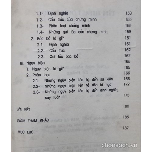 Tìm hiểu lôgích học 