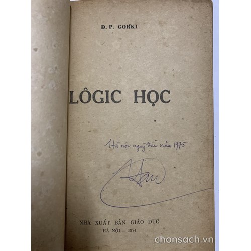 Lôgic học (Đ.P. Gorki)