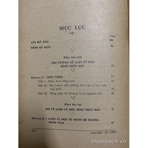 Đại cương luận lý học hình thức - luận lý toán học (tập 2)