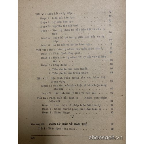 Đại cương luận lý học hình thức - luận lý toán học (tập 2)