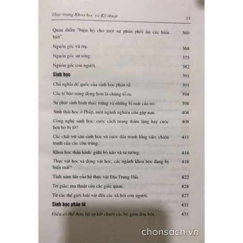Thực trạng Khoa học và Kỹ thuật 